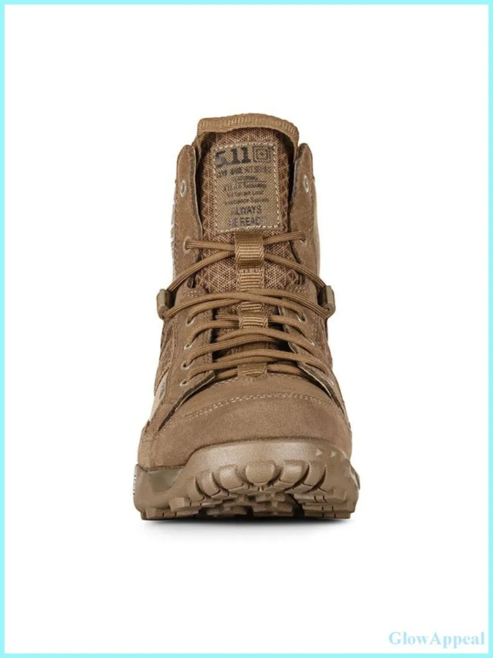 5.11 Tactical Men's 6-Inch Lace-Up Work Boots, All Terrain Suede Nylon, Water